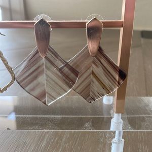 Kendra Scott silver earrings